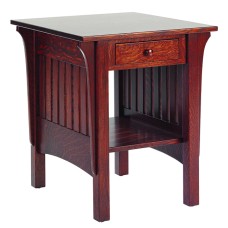 1800 Mission End Table with Drawer