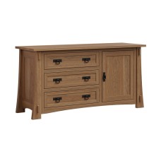 Modesto 3 Drawer 1 Door Credenza