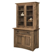 Aspen 2 Door 1 Drawer Credenza with Hutch