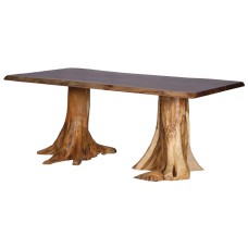 Live Edge Double Stump Table