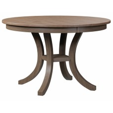 Carlisle Single Pedestal Dining Table with ¼" Round Edge