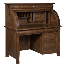 48" W Castlebury Rolltop Desk