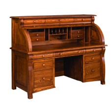 65" Castlebury Rolltop Desk