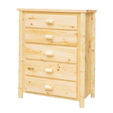 Fireside Rustic Econo Line 5 Drawer Chest