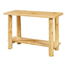 Fireside Rustic Econo Line Sofa Table with Drawer