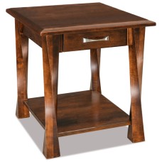 Lexington Arc  Open End Table with Drawer - QUICK SHIP