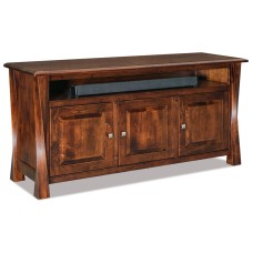 Lexington Arc 3 Door Media Stand with Opening - QUICK SHIP