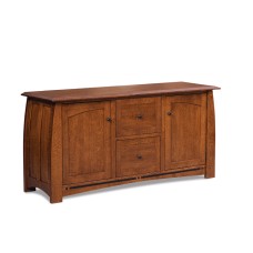 Boulder Creek 2 Drawer 2 Door Lateral File Console