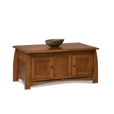 Boulder Creek Enclosed Coffee Table with Doors