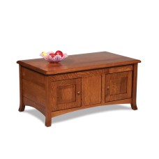 Carlisle Enclosed Coffee Table with Doors