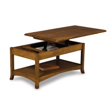 Carlisle Open Lift Top Coffee Table with Counterweight