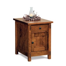 Centennial Enclosed End Table with Drawer and Door