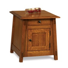 Colbran Enclosed End Table with Drawer and Door