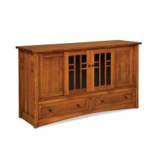 Kascade 36" High 4 Door 2 Drawer TV Stand