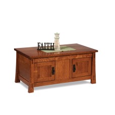 Modesto Enclosed Coffee Table with Doors