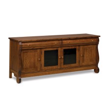Old Classic Sleigh 72" 4 Door 2 Drawer TV Stand