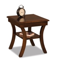 Sierra Open End Table with Shelf