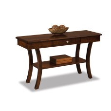 Sierra Open Sofa Table with Drawer and Shelf