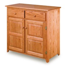 Classic 37"h Pie Safe with Raised Panel Door