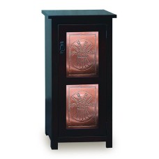 Mission 19" Pie Safe with Metal Inserts Door