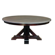 Rocky Point Round Single Pedestal Dining Table