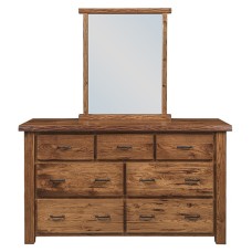 Crosslake Live Edge 7 Drawer Dresser