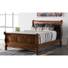 Classic Raised Panel Sleigh Bed