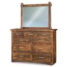 Denver 9 Drawer Dresser - 17"d