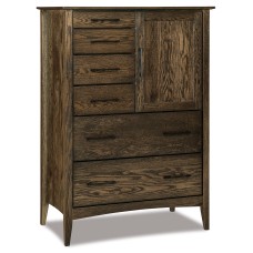 Atlantic 6 drawer 1 door Gentleman's Chest