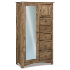 Simplicity Troy 5 Drawer 2 Door Chifferobe