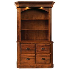 Classic Saturn File Cabinet with Hutch