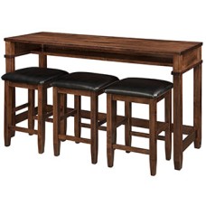 Integra Counter Height Sofa Table with Bar Stools