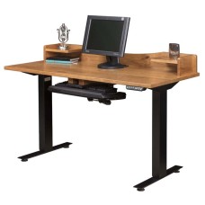 Adona Adjustable Standing Desk with Topper