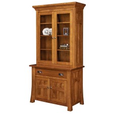Bridgefort 1 Drawer 2 Door Credenza with Hutch