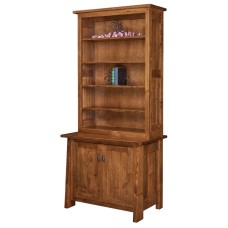 Freemont Mission 2 Door Credenza with Hutch