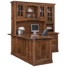 Covington 72" Corner Desk with Hutch