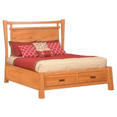 Catalina Panel Bed with Footboard Storage