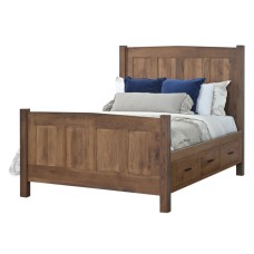 Elizabeth Lockwood Panel Bed with Underbed Storage Raised 6"