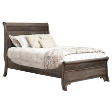 Eminence Sleigh Bed with Short Footboard