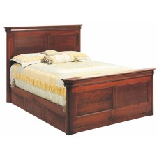 Louis Phillipe Panel Bed with Underbed Storage To The Floor