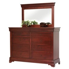 Louis Phillipe 10 Drawer Dresser