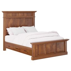 Cade’s Cove Panel Bed with Underbed Storage Raised 6"
