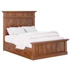 Cade’s Cove Panel Bed with Underbed Storage To The Floor