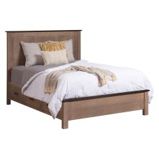 Williamsport Panel Bed with Underbed Storage Raised 6" - QUICK SHIP