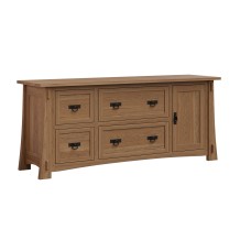 Modesto 4 Drawer 1 Door Credenza