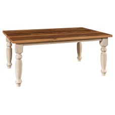 Old Traditions Legged Dining Table - Reclaimed Barnwood Top