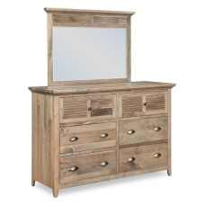 Cottage Tall 6 Drawer Dresser