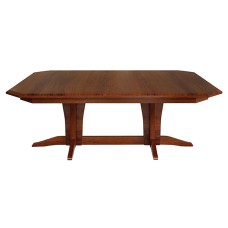 Vintage Double Pedestal Dining Table