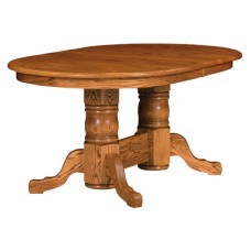 Traditional Double Pedestal Dining Table
