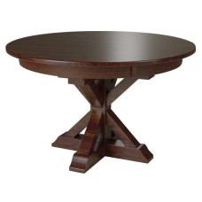 X-Base Single Pedestal Dining Table